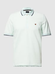 Poloshirt mit Kontraststreifen Modell 'BLUWIN' von Jack & Jones Premium Türkis - 27