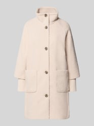 Teddymantel met hoge opstaande kraag van Tom Tailor Beige - 10