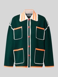 Relaxed Fit Strickjacke mit Viskose-Anteil Modell 'KOKORICO' von Essentiel Antwerp - 1