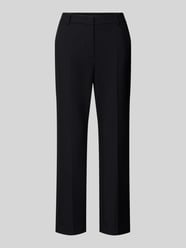 Spodnie z zakładkami w pasie o kroju slim fit z dodatkiem wiskozy model „RANA” od Weekend Max Mara - 3