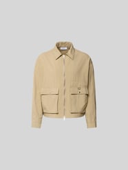 Regular Fit Jacke mit Umlegekragen von MAISON KITSUNÉ Beige - 8