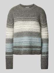 Sweter z dzianiny z dodatkiem wełny model ‘Pradeta’ od OPUS - 43