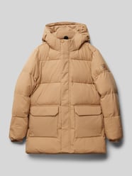 Steppjacke mit Kapuze von Tommy Hilfiger Teens Braun - 1