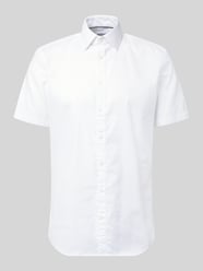 Koszula o kroju slim fit biznes z bawełny z kołnierzykiem typu kent od Jake*s - 38