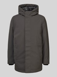 Jacke mit Kapuze von Geox Grau - 47