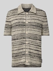Kurtka o kroju regular fit z dzianiny z mieszanki bawełny z kołnierzykiem od Marc O'Polo - 31