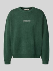 Sweter z dzianiny z prążkowanymi wykończeniami od ANOTHER COTTON LAB - 20