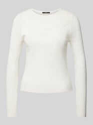 Strickpullover in Ripp-Optik von Zero Beige - 35