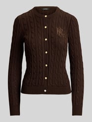 Slim Fit Strickjacke aus Baumwoll-Viskose-Mix von Lauren Ralph Lauren - 9