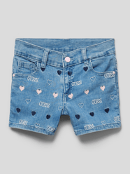 Bermudas mit Logo-Stitching Modell 'HEART' von Guess Blau - 31