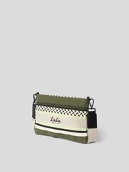 Crossbody Bag mit Allover-Muster von Lala Berlin Grün - 34