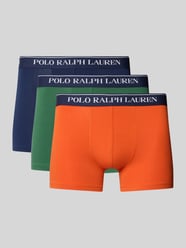 Trunks aus Baumwoll-Mix Modell 'CLSSIC TRUNK-3 PACK' von Polo Ralph Lauren Underwear Orange - 33
