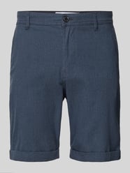 Slim Fit Shorts mit Strukturmuster Modell 'LUTON' von SELECTED HOMME - 8