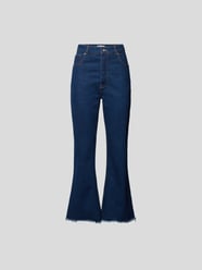 Mid Rise Jeans im Flared Cut von Paco Rabanne Blau / Türkis - 12