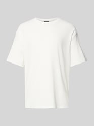T-shirt o kroju relaxed fit z fakturowanego dżerseju od s.Oliver BLACK LABEL - 1