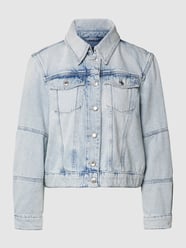 Jeansjacke mit Pattentaschen von Drykorn Blau / Türkis - 6