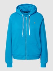 Sweatjack met labelstitching van Polo Ralph Lauren Blauw / turquoise - 40