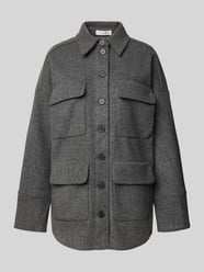 Jacke mit Hemdblusenkragen und Pattentaschen von Christian Berg Woman - 11