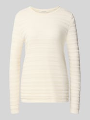 Regular Fit Pullover aus reiner Baumwolle in Strick-Optik von Christian Berg Woman - 4