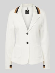 Slim Fit Blazer mit Eingrifftaschen von Marc Cain Beige - 6