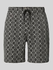 Shorts im Allover-Look mit Kordelzug Modell 'CARLOS' von Redefined Rebel - 37