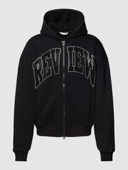 Sweatjacke mit Kapuze von REVIEW Grau / Schwarz - 10