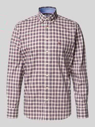 Vrijetijdsoverhemd met knoopsluiting van Fynch-Hatton Bordeaux - 26