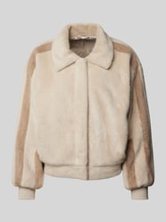 Jacke aus Kunstfell von Monari Beige - 6