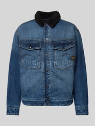 Jeansjacke mit Futter aus Kunstfell von G-Star Raw Blau - 47