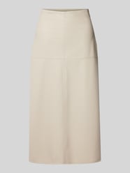 Midirok in leerlook, model 'SCILLI' van MaxMara Leisure - 6