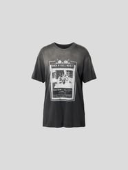 T-Shirt mit Motiv-Print von Anine Bing Grau - 38