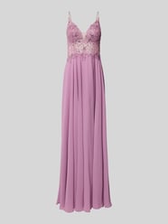 Abendkleid mit Zierstein- und Paillettenbesatz von LUXUAR FASHION - 39