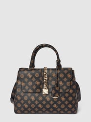 Handtas met all-over print, model 'TIBERIA' van Guess Bruin - 22