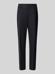 Spodnie o kroju slim fit z mieszanki żywej wełny i elastanu z kantami od windsor. - 22