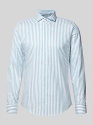 Slim fit zakelijk overhemd van katoen met kentkraag van SEIDENSTICKER - 10