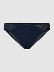 Slip mit Häkelspitze Modell 'Luciana' von LASCANA Blau - 35