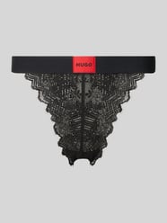 Slip met labelpatch model 'LACE' van HUGO - 37