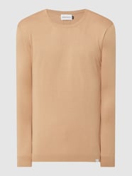 Pullover aus Baumwoll-Seide-Mix  von Nowadays Braun - 14