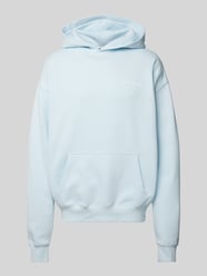 Oversized Hoodie mit Label-Print von Pegador Blau - 16