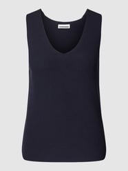 Tanktop mit Strukturmuster Modell 'WILMA' von Armedangels Blau - 17