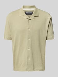 Koszulka polo o kroju regular fit z mieszanki bawełny i lnu od Marc O'Polo - 23