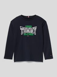 Sweatshirt mit Label-Print Modell 'VARSITY' von Tommy Hilfiger Kids Blau - 28