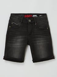 Korte jeans met stretch, model 'Capo' van VINGINO Zwart - 14