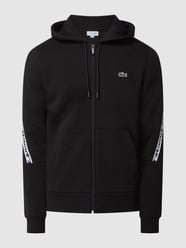 Sweatjacke mit Label-Details von Lacoste Schwarz - 48