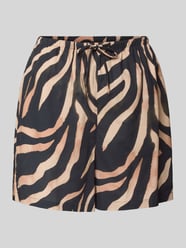 Regular Fit Shorts aus reiner Baumwolle Modell 'HASLALA-1' von HUGO Beige - 43