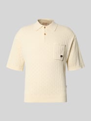 Relaxed fit poloshirt met borstzak van BLKVIS - 8
