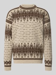 Regular Fit Pullover aus reiner Wolle Modell 'Albertville' von Dale of Norway Beige - 4