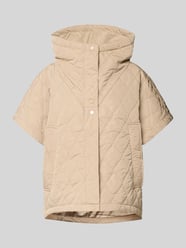 Cape mit Steppnähten und Eingrifftaschen von Cph Muse Beige - 14