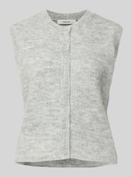Kamizelka o kroju regular fit z dzianiny z mieszanki wełny model ‘LULU’ od Selected - 34