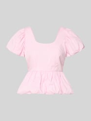 Bluzka o kroju regular fit z marszczeniami model 'Nille' od YAS - 9